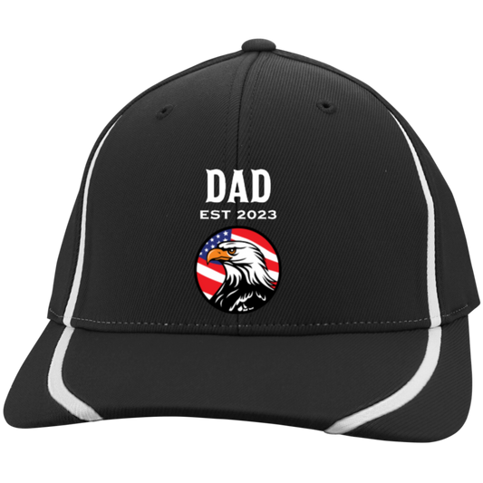 New Dad Hat - Eagle with American Flag design