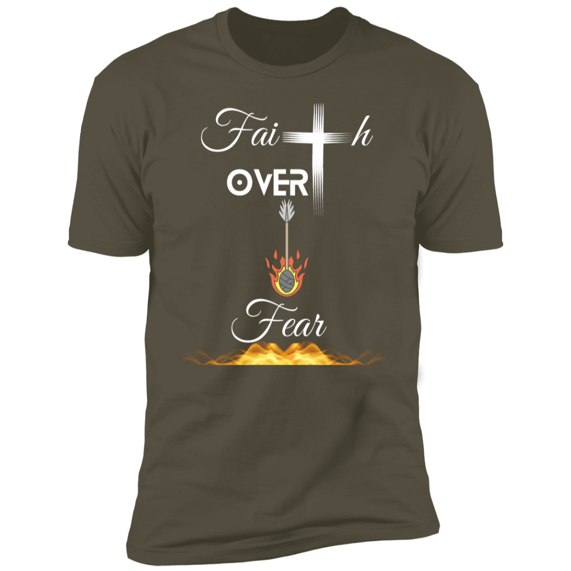 Faith Premium Short Sleeve T-Shirt | Christian Believers