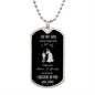 Son - Believe in Yourself Dog Tag Necklace