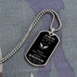 Son - Believe in Yourself , love Mom & Dad | Dog Tag Necklace