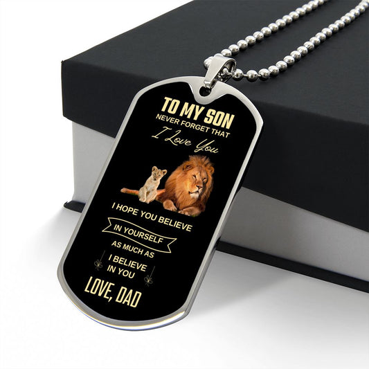 Military Chain | Perfect Gift to Your Son From Dad