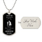 Son - Believe in Yourself Dog Tag Necklace