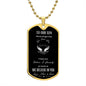 Son - Believe in Yourself , love Mom & Dad | Dog Tag Necklace