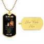 Military Chain | Perfect Gift to Your Son From Dad
