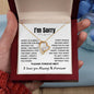 I'm Sorry Necklace - Perfect Gift when you messed Up