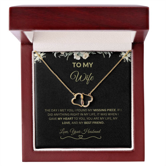 To My Wife | You Hold the Key to My Heart | Everlasting Love Necklace