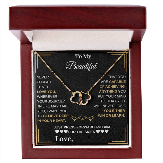 Daughter - Personalize Message Card | Insert Your name and Daughter's Name | Amazing Gift for Her