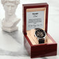 Perfect Gift to Father | Men's Openwork Watch
