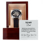 Perfect Gift to Father | Men's Openwork Watch