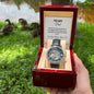 Perfect Gift to Father | Men's Openwork Watch