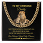 Cuban Chain Necklace With Gift Cards | Perfect Gift for Daddy