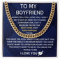 Boyfriend - Cuban Link Chain | You mean the World to me