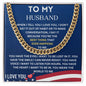 Husband - Cuban Link Chain | You mean the World to me