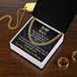 To My Man - You're the World to me |Cuban Link Chain
