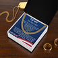 Husband - Cuban Link Chain | You mean the World to me