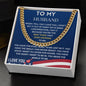 Husband - Cuban Link Chain | You mean the World to me