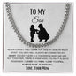 Cuban Link Chain for Son from Mom
