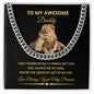 Cuban Chain Necklace With Gift Cards | Perfect Gift for Daddy