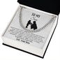Cuban Link Chain for Son from Mom
