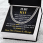 To My Man - You're the World to me |Cuban Link Chain