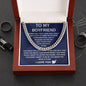 Boyfriend - Cuban Link Chain | You mean the World to me