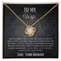 Love Knot Necklace for Wife | Make her Cry with this lovely Gift