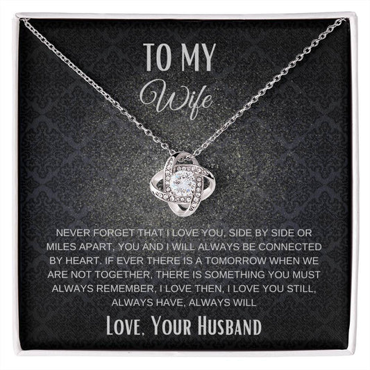 Love Knot Necklace for Wife | Make her Cry with this lovely Gift