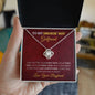 Love Knot Necklace (Yellow & White Gold Variants) | Perfect Gift for Girlfriend