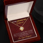 Love Knot Necklace (Yellow & White Gold Variants) | Perfect Gift for Girlfriend