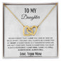 Interlocking Heart Necklace | Perfect gift for daughter from Mom