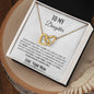 Interlocking Heart Necklace | Perfect gift for daughter from Mom