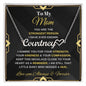 Mom - Name Necklace + Heart Character | Surprise her with this Amazing Gift
