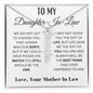 Daughter-In-Law - You'll are the best thing ever happen to Him