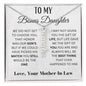 Bonus Daughter - You are the Best thing Ever Happened to Him | Perfect Gift for your In-Laws