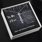 Personalize Vertical Name Necklace W/MC | Perfect Gift for Mom Just Insert Her Name & Make her Cry with Joy