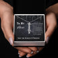 Personalize Vertical Name Necklace W/MC | Perfect Gift for Mom Just Insert Her Name & Make her Cry with Joy
