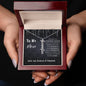 Personalize Vertical Name Necklace W/MC | Perfect Gift for Mom Just Insert Her Name & Make her Cry with Joy