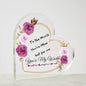 Mom - Acrylic Heart | Make her Cry with this Perfect Gift