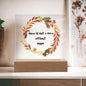 Mom - Acrylic Square with Led Base | Perfect Gift for Mom