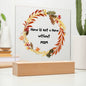 Mom - Acrylic Square with Led Base | Perfect Gift for Mom