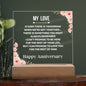 My Love - I can promise to Love You for the rest of mine | Happy Anniversary