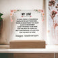 My Love - I can promise to love you for the rest of my Life | Happy Anniversary