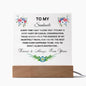 Soulmate You're what I always waited for...|  Acrylic Square Plaque Gift