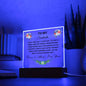 Soulmate You're what I always waited for...|  Acrylic Square Plaque Gift