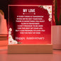 My Love - I can promise to Love You for the rest of mine | Happy Anniversary