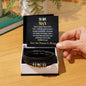 To My Man - You're the World to me | Forever Bracelet