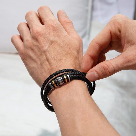 Love You Forever Bracelet with Giflt Card | Perfect gift for Dad