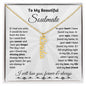 Soulmate - Insert your name with your soulmate or your children name in this Multi Vertical Name Necklace