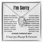 I'm Sorry Necklace - Perfect Gift when you messed Up