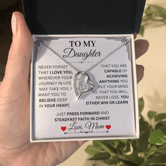 Daughter - Forever Love Necklace | Make her Cry with this Amazing Gift